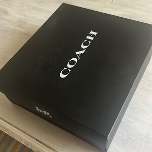 Leopard coach boots size 9.5